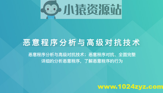 恶意程序分析与高级对抗技术