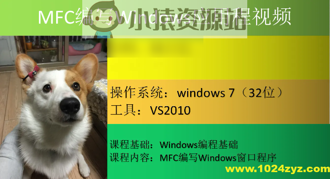 MFC编写Windows应用程视频