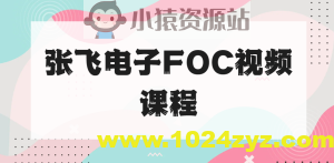 张飞电子FOC视频课程
