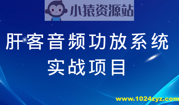 肝客音频功放系统实战项目