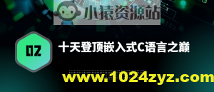 十天登顶嵌入式C语言之巅（高手C）