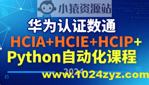 华为认证数通HCIA+HCIE+HCIP+Python自动化课程 – 2024