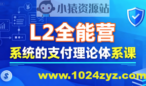 支付学院L2全能营，系统的支付理论体系课