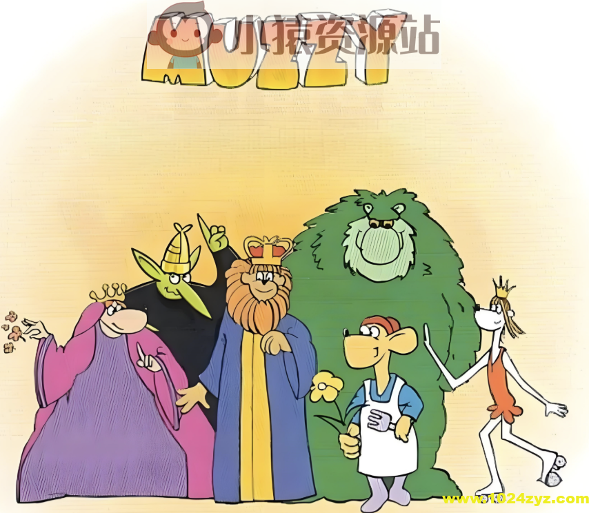 BBC经典英语启蒙动画《玛泽的故事 Big Muzzy (音视频+PDF+单词卡+配套教材) 》