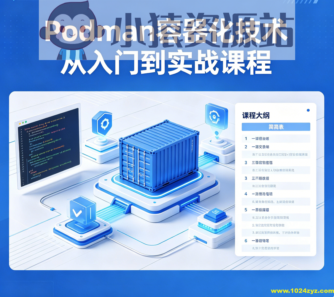 Podman容器化技术从入门到实战课程
